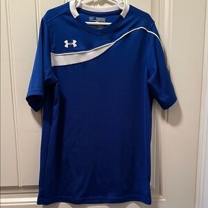 Under Armour Royal Blue Shirt with White Detail